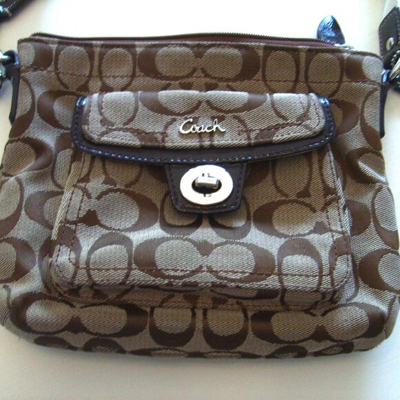 Coach Signature Shoulder Purse - Picture 6 of 7